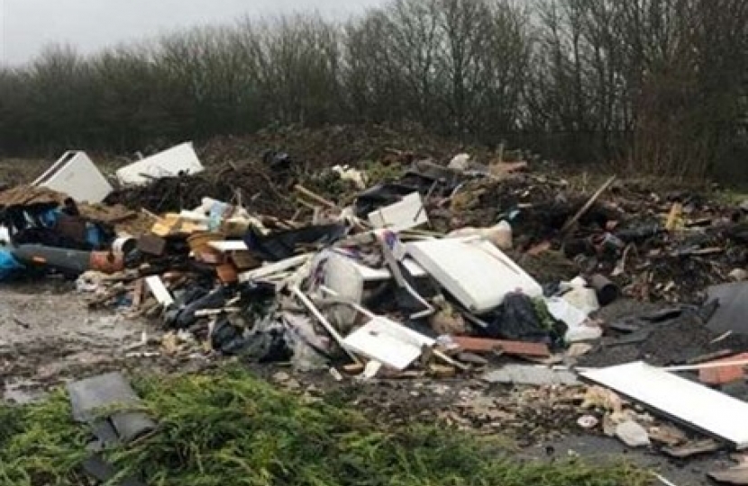 Fly tipping Ash