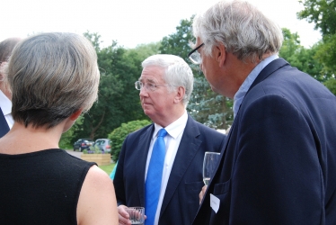Sir Michael Fallon with the Management Team